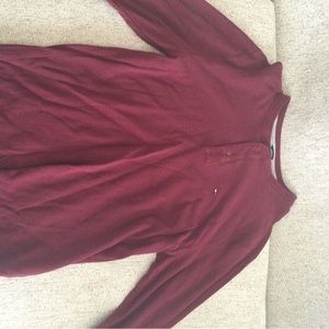 Tommy Hilfiger long sleeve maroon